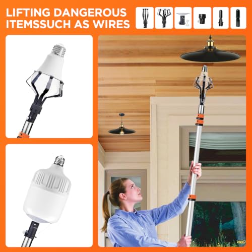 26FT High Reach Duster Cleaning Kit with Extension Pole 4-21FT