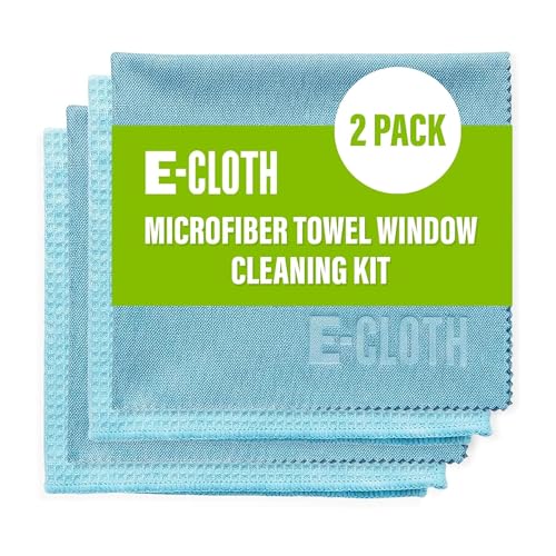 E-Cloth Window and Glass Cleaner Kit, Just Add Water - 2 Kits - color: Alaskan Blue, size: 2 Kits