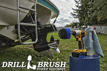 Barnacles Blasting Brush Set - Fish & Turtle Tank Cleaner - Aquatic Tool - color: Blue