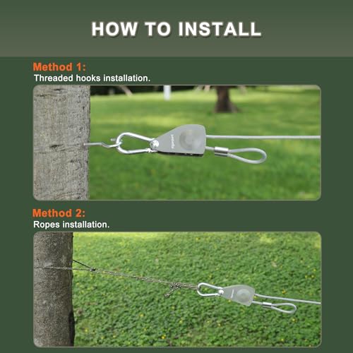 Vigorport Outdoor Retractable Clothesline, Portable Travel Clothes Line - size: 40Ft