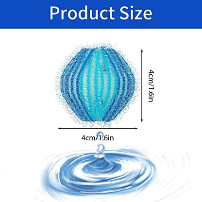 Dryer Balls Laundry Reusable, Softens Laundry Naturally Reduces Drying Time & Static Non-Toxic Washing Balls Reusable Dryer Balls for Laundry Bedding Clothes 6/9/12PCS - color: Style-001