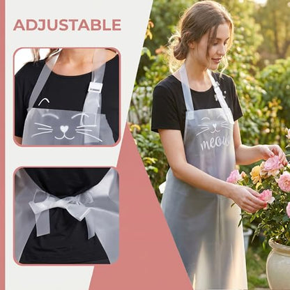 Nanxson TPU Waterproof Apron Lightweight Work Apron with Adjustable Buckle - color: Transparent