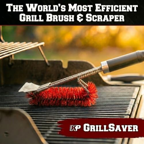 Kitchen Perfection Nylon BBQ Grill Cleaning Brush and Scraper -GrillSaver - color: 3. Grillsaver - Nylon