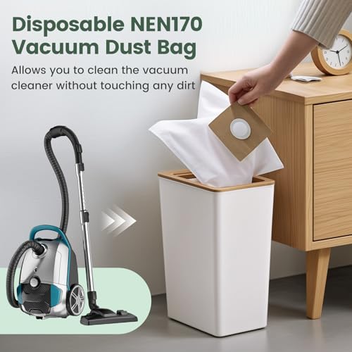 20 Pack NEN170 Vacuum Bags for Eureka NEN170 Bagged Canister Vacuum Cleaner
