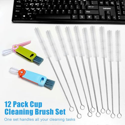 3-in-1 Lid Cleaning Brush Set, Multifunctional Bottle Cleaning Brush