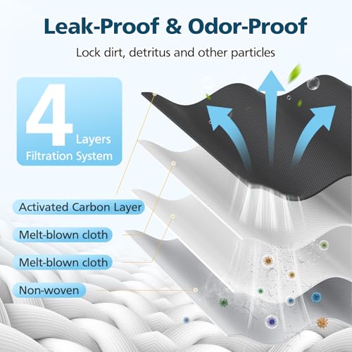18 PACK Dust Bags for Dreame L40 Ultra Gen 2/L40 Ultra/X40 Ultra/X50 Ultra