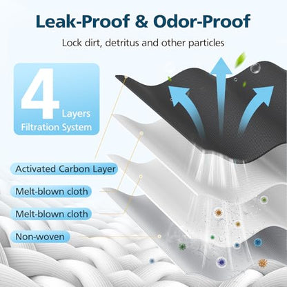 18 PACK Dust Bags for Dreame L40 Ultra Gen 2/L40 Ultra/X40 Ultra/X50 Ultra