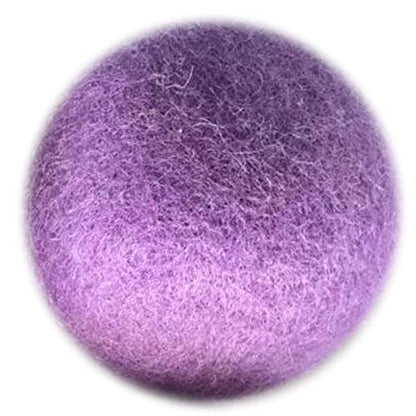 Woolzies Wool Dryer Balls Organic Big Wool Spheres Best Fabric Softener | 6-Pack XL Dryer Balls for Laundry is Made with New Zealand Wool | Use Laundry Balls for Dryer with Essential Oils (Lavender) - color: Lavender