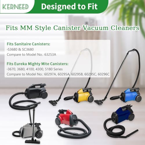24 Pack MM Vacuum Bags for Sanitaire S3680 & SC3680 Canister Vacuums & Eureka Mighty Mite 3670 3680 4100 4300 5180 Series Canisters, Model 60297A, 60295A, 60295B, 60295C, 60296C, 63253A - color: 24 Pack
