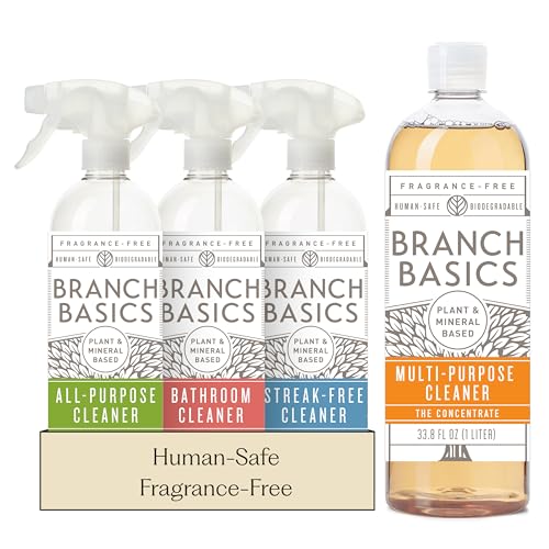 Branch Basics Surface Cleaning Kit: 33.8 oz Concentrate, Refillable Bottles - style: 33.8oz Concentrate - Plastic Bottles