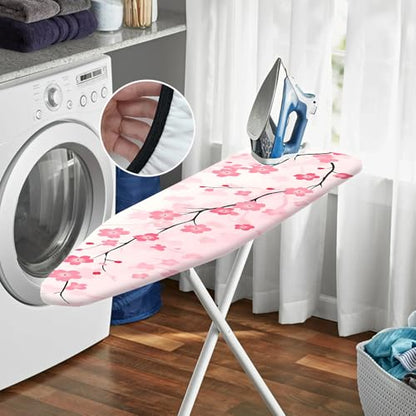 Nuxovilar Pink Cherry Blossom Ironing Board Cover 15x54 Polyester - color: Yvc01011, size: 15×54 inch
