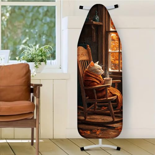Nuxovilar Cat Rocking Chair Ironing Board Cover 15x54 Polyester - color: Yvc03499