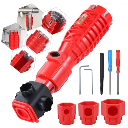 Upgrade 25 in 1 Multifunctional Faucet and Sink Wrench