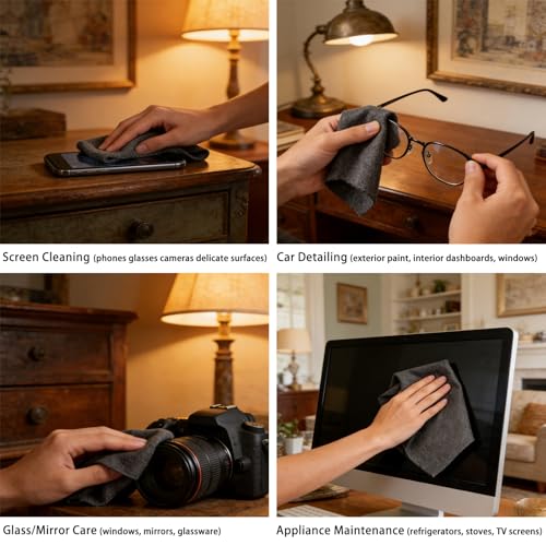 Thickened Magic Cleaning Cloth 30 Pcs Small-Size Screen Wipe 7.9"x9.8" - size: 30 Pcs – 7.9"×9.8" Small