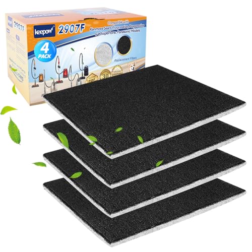 KEEPOW CF-1 Hepa Filter Replacement Compatible with Kenmore - size: 4 Pack