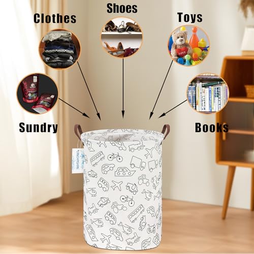 Laundry Hamper Fabric Organizer Collapsible Basket Vehicle - color: Vehicle