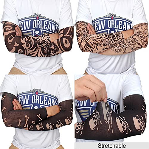 YARIEW Temporary Tattoo Sleeves for Men Arm Sleeves for Men Tattoo Sleeve - color: Multicolor-5