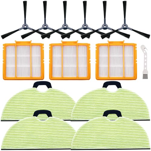 RV2610WA Replacement Parts Compatible with Shark RRV2610WA AV2610WA RV2620WD AV2620WD RV2610WD RV2610WD RV2610WFUS RV2410WD AI Ultra 2- in-1 Robot Vacuum, 4 Mop Pads, 3 Filters, 6 Side Brush - color: RV2610WA Standard Parts Kit
