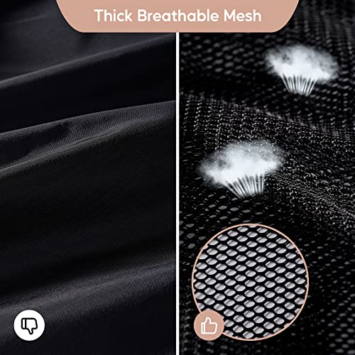 Meowoo 1Pcs Large Mesh Laundry Bag, 27×36inch - color: Black-1pcs, size: 27x36 inch