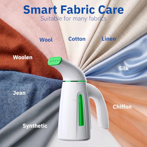 OGHom Steamer for Clothes, Portable Handheld Clothing Garment Steamer, 240ml Large Capacity 700W Travel Steam Iron 30 Second Fast Heat Up (Soft Green) - color: Soft Green