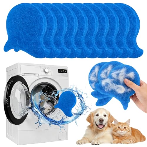 5PCS Pet Hair Remover for Laundry, Reusable Laundry Pet Hair Catcher Lint Remover, Washing Machine Hair Catcher, Washing Dryer Balls for Clothing Dog Cat Pet Fur Remover