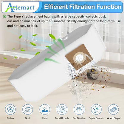 Type Y Vacuum Bags Replacement for Hoover WindTunnel Upright Vacuum Cleaner