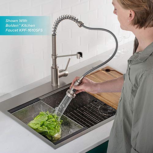 KRAUS Stainless Steel 16.75 in Workstation Sink Colander CS-6 - color: Stainless Steel, style: Colander