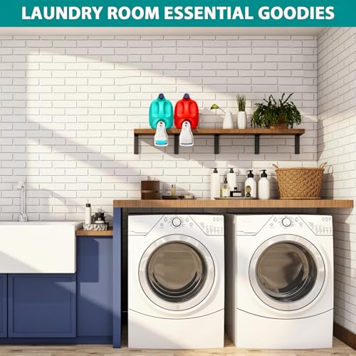 2 Pack Laundry Detergent Cup Holder, Upgraded Drip Catcher
