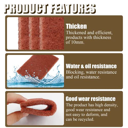 12pcs Red Scouring Pads, Heavy Duty Scour Pads Multipurpose Scour Pad Reusable Scrubbing Pads with Anti Grease Technology for Kitchen Scrubber Sink Dish Cleaning Metal Grills (Pack of 3) - size: Medium, 12pcs (Pack of 3)