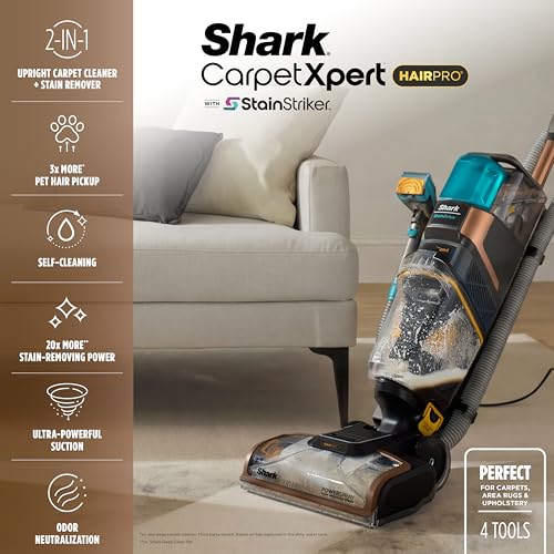 Shark CarpetXpert HairPro StainStriker Carpet & Stain Cleaner, EX301 - style: CarpetXpert HairPro + StainStriker + 4 Tools