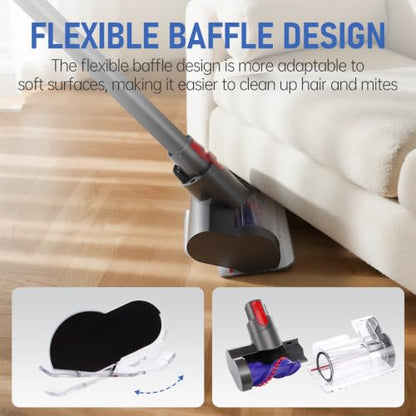 Mini Motorized Brush Head, Pet Hair Vacuum Attachment - style: MINI Head