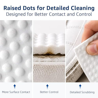 Magic Cleaning Sponge Sheets 60 Pack Textured Melamine Eraser Pads, Convex Point Scrubbers for Kitchen, Bathroom, Office, Rental Home, Sink, Tub, Wall and Multi-Surface Stain Removal - size: 60pcs sheet