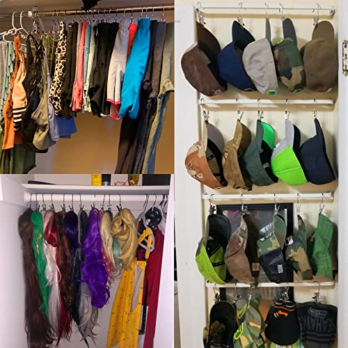 20 Piece Laundry Hook Boot Clips Hanger Clips Hold Hanging Clothes Pins Hooks Portable Stainless Steel Home Travel Hangers Clips Closet Hangers-Black