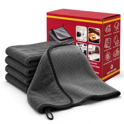 Genie Cloth Magic Cloth,Magic Cleaning Cloth Lint Free Microfiber Cloths,Lint-Free Wiping,Reusable Cleaning Cloths for Glass & Kitchen