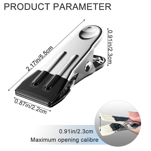 Stainless Steel Clothespins (66-Pack, Black) - Heavy Duty Rustproof Clips for Laundry, Outdoor Use, Hanging Clothes, Towels, Socks .Multipurpose Bag Clips for Snacks, Photos & More - color: Black