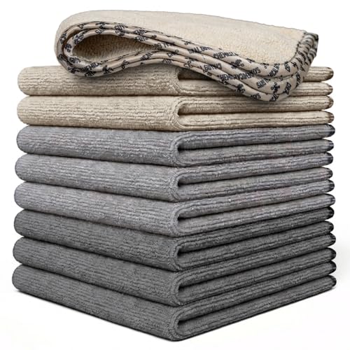 Chemical Guys, AllSwipe Multi-Purpose Microfiber Towels, 14 x 12, 9 Pack - size: 9 Pack