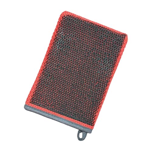 Clay Mitt for Car Detailing, No Scratch Reusable Magic Clay Bar Glove, Microfiber Auto Cleaning Supplies for Removing Debris from Paint, Glass, Wheels, Windshield(Red) - color: Red