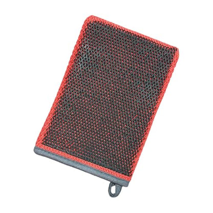 Clay Mitt for Car Detailing, No Scratch Reusable Magic Clay Bar Glove, Microfiber Auto Cleaning Supplies for Removing Debris from Paint, Glass, Wheels, Windshield(Red) - color: Red