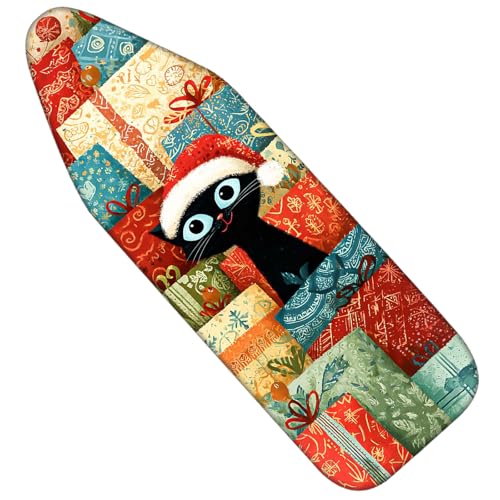 Nuxovilar Winter Black Cat Ironing Board Cover 15x54 Polyester - color: Yvc08813-a