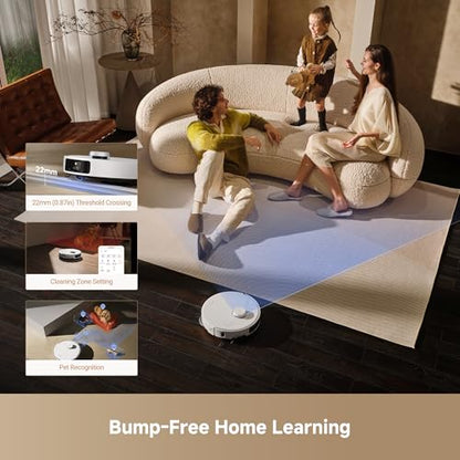 MOVA P50 Pro Ultra Robot Vacuum and Mop, 19,000Pa Suction Anti-Tangle Brush - color: P50pu