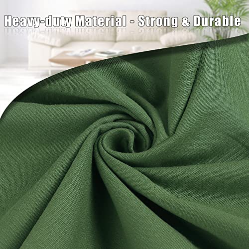 Sanlykate Large Canvas Cotton Laundry Bag with Drawstring & Handles, Heavy Duty Durable Dirty Clothes Organizer, Tear Resistant Hamper Liner Storage Bag, Travel Sack, 25.5 x 34inch - Army Green - color: ArmyGreen