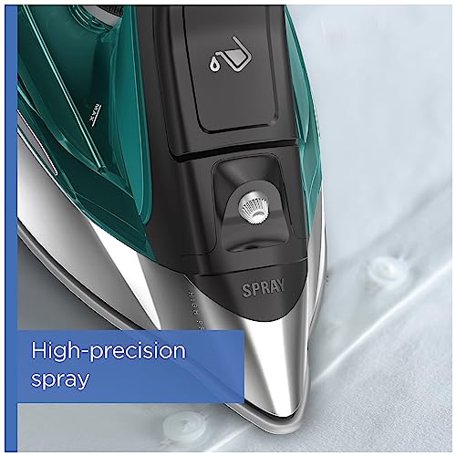 Rowenta Pro Master Stainless Steel Soleplate Steam Iron for Clothes, Anti-Drip Protection, 210 g/min, 400 Microsteam Holes, 1775 Watts Iron Steamer for Clothes, Powerful Steam DW8360 - style: Classic Professional Iron