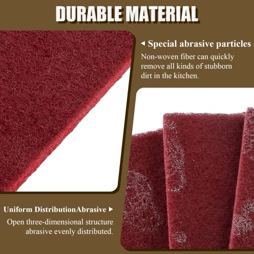 4 Pcs 4.7x7.9 Inch 7447 Fine Scuff Pads for Paint Prep Sanding - size: Coarse, 4pcs