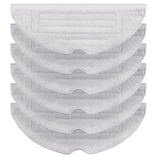 6 Pcs Mop Pad for Roborock S8/S8+/S7/S7+/MaxV/Plus/Ultra/Pro Ultra Vacuum