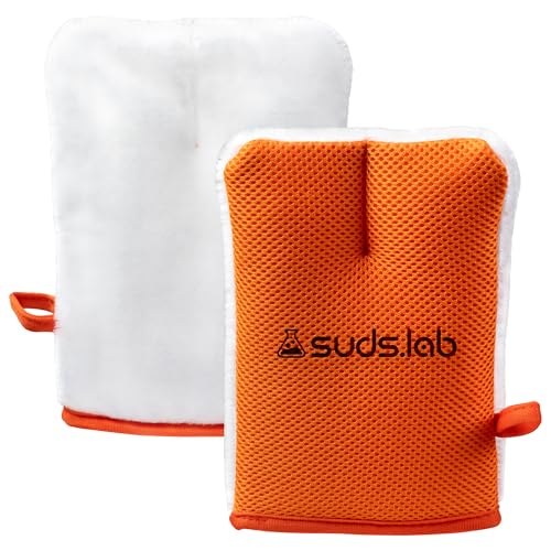 Suds Lab Oversized Scrub Pad, Heavy Duty Interior Car Cleaning Mitt, Auto - size: Oversized