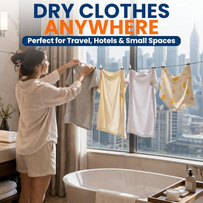 Travel Laundry Detergent Sheets with Laundry Bag and Strong Portable Clothesline – Laundry Detergent Sheets, Foldable Laundry Bag & Elastic Travel Clothesline for Hotels, Cruises & Trips - style: Pocket Sheets (50) + Laundry Bag + Light Clothesline