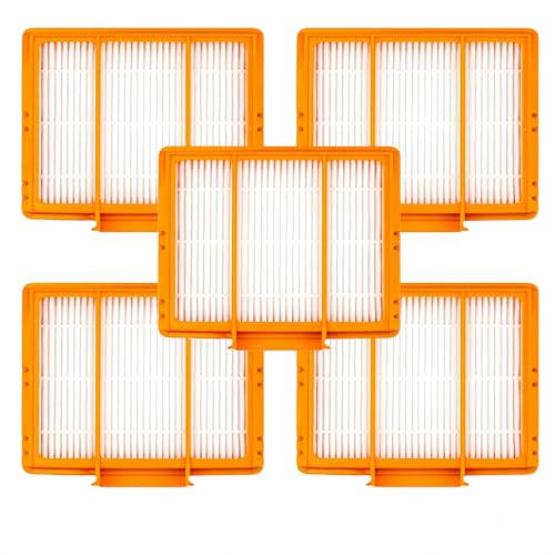 Replacement HEPA Filters for Shark EZ AI Series Vacuum 5-PACK - color: ORANGE