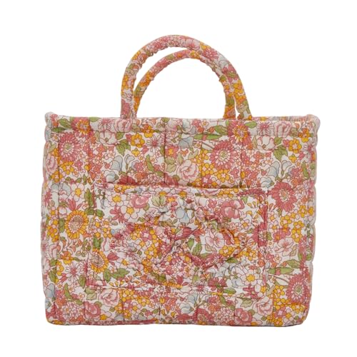 Boho Fabric Storage Basket, Large Capacity Laundry Basket, 12.2'' x 10.23'' x 10.23'' Collapsible Laundry Hamper with Easy Carry Handles (C Multi-Color 3, L) - color: C Multi-Color 3