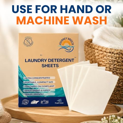 Travel Laundry Detergent Sheets Bundle – 50 Count Hand Wash + 20 Count Hand/Machine Wash Laundry Detergent Sheets for Sink Washing in Hotels, Cruises, Camping & Backpacking - style: Pocket Sheets (50) + Machine Wash Backup Sheets (20)