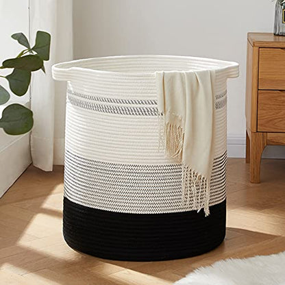 OIAHOMY 80L Laundry Basket Laundry Hamper Nursery Hamper Gradient Dark - color: Gradient Dark, size: 18*18*20in